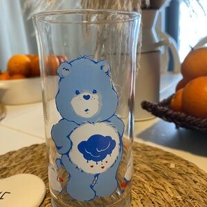 1983 Care Bear (Grumpy) Drinking Glass